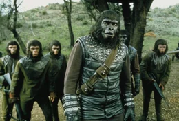 Gorilla-General Aldo (Claude Akins) und seine Schimpansenkrieger machen mal wieder &Auml;rger ...