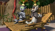 L-R: Lemmy the LEM-R, King Julien