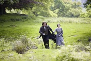Rochester (Toby Stephens, l.); Jane Eyre (Ruth Wilson, r.)