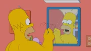 Homer is shocked when he loses the last two remaining hairs on his head in the all-new "The Fabulous Faker Boy" episode of THE SIMPSONS. Homer is shocked when he loses the last two remaining hairs on his head in the all-new "The Fabulous Faker Boy" episode of THE SIMPSONS.