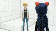 L-R: Adrien Agreste und Marinette Dupain-Cheng (Ladybug)