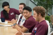 Gut" -- Episode 303 -- Pictured: (l-r) Brian Tee as Ethan Choi, Nick Gehlfuss as Will Halstead