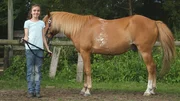 Joelina stellt ihr Pony Kr&uuml;mel vor.