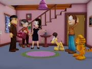 Jon ist furchtbar aufgeregt, weil die Eltern von Liz zu Besuch kommen. Er will nat&uuml;rlich einen guten Eindruck machen, deshalb m&uuml;ssen die Tiere sich vorbildlich benehmen.