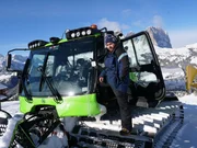 Mitglied der Snow Lords posiert. Mitglied der Snow Lords posiert.