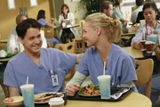 Sind gl&uuml;cklich miteinander: George (T.R. Knight, l.) und Izzie (Katherine Heigl, r.) ...