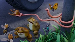 Wer ist in der Not zur Stelle? Superwurm, der Superschnelle!