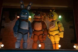 L-R: Bonnie, Freddy Fazbear, Chica
