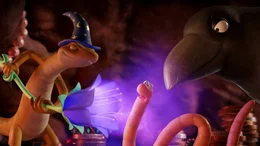 Die b&ouml;se Echse verzaubert Superwurm!