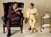 A.V. (Penn Jillette, l.); Pus (Teller, r.) A.V. (Penn Jillette, l.); Pus (Teller, r.)