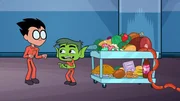 v.li.: Robin, Beast Boy