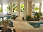 This is one the most unique aquariums Mat has ever worked on it - it flows through the foundations of the house.