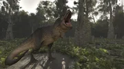 Ein computergeneriertes Bild aus der Episode "Secrets of the Deadly T-rex" zeigt (National Geographic)