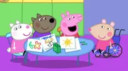 L-R: Suzy Sheep, Danny Dog, Peppa Pig, Mandy Mouse