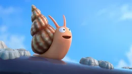 Die Schnecke ist &uuml;berw&auml;ltig von der Sch&ouml;nheit der Welt.