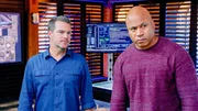 (v.li.): Chris O’Donnell (Special Agent G. Callen), LL Cool J (Special Agent Sam Hanna).