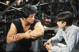 v.li.: Lincoln Hawk (Sylvester Stallone), Michael Cutler (David Mendenhall)