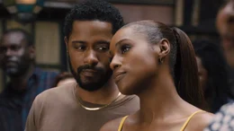 L-R: Michael Block (Lakeith Stanfield), Mae Morton (Issa Rae)