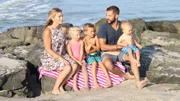 Contributors Ceiara Panetta (L) and Cody Panetta (CR) prepare to get interviewed with their children Savannah Panetta (CL), Brody Panetta (C), and Mason Panetta (R) on one of Ocean City's beaches as seen on HGTV's Beachfront Bargain Hunt. Contributors Ceiara Panetta (L) and Cody Panetta (CR) prepare to get interviewed with their children Savannah Panetta (CL), Brody Panetta (C), and Mason Panetta (R) on one of Ocean City's beaches as seen on HGTV's Beachfront Bargain Hunt.