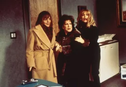 Als sich eine Freundin wegen ihres treulosen Ehemannes das Leben nimmt, schw&ouml;ren Brenda (Bette Midler, M.), Elise (Goldie Hawn, r.) und Annie (Diane Keaton, l.) Rache ...