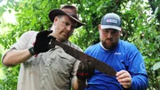 Host Josh Gates and Project Recover look at artifact found when US Soldiers came to the island