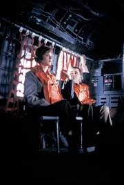 Sarah MacKenzie (Catherine Bell), Bud Roberts, Jr. (Patrick Labyorteaux) Sarah MacKenzie (Catherine Bell), Bud Roberts, Jr. (Patrick Labyorteaux)