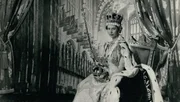 K&ouml;nigin Elisabeth II. nach ihrer Kr&ouml;nung, 1953.