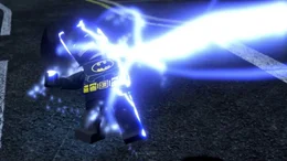 Batman gibt alles beim Kamp gegen das B&ouml;se in Gotham City.