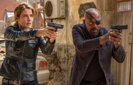Nick Fury (Samuel L. Jackson) und Maria Hill (Cobie Smulders) finden in Mexico ein von den Elementals verw&uuml;stetes Dorf vor.