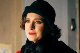 Lauren Leiderman bei der ersten Stolpersteinlegung in Zgorzelec f&uuml;r Eva Goldbergs Familie