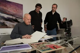Norman Foster (l.)