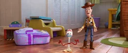 L-R: Forky, Sheriff Woody