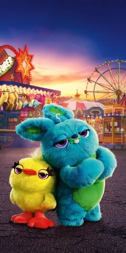 l-r: Ducky, Bunny
