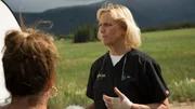 Field Producer, Amy Elkins, and crew interview Dr. Dee in regards to Tony's horse Red at S&K Farms. Field Producer, Amy Elkins, and crew interview Dr. Dee in regards to Tony's horse Red at S&K Farms.