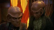 Quark (Armin Shimerman) und Rom (Max Grodénchik)