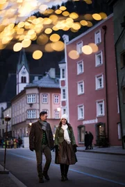 Richard Deutinger und Conny Bürgler am Weihnachtsmarkt Richard Deutinger und Conny Bürgler am Weihnachtsmarkt