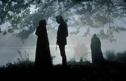 Mary Elizabeth Mastrantonio (Marian), Kevin Costner (Robin Hood).