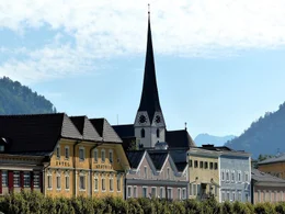 Seeauer-Haus (heute: Hotel Austria), in dem das &ouml;sterreichische Erzherzogspaar und Kaiser Franz Joseph von &Ouml;sterreich Ludovika mit ihren T&ouml;chtern empfing.