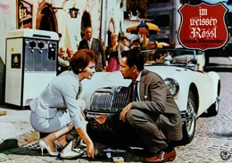 Durch ein kleines Missgeschick lernen sich Dr. Siedler (Adrian Hoven) und Brigitte Giesecke (Karin Dor) kennen. Beide sind zu Gast im "Wei&szlig;en R&ouml;ssl".