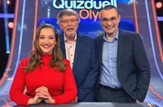 Quizduell-Olymp: Marie-Louise Finck, Prof. Eckhard Freise und Thorsten Zirkel.