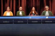 Die Kandidat:innen (v.l.n.r.): Daniela Aiudi, Justus Richard Schulter, Yasmin Hund und Marijan Andrijanic.