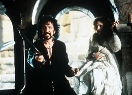 Blutiger Kampf: Alan Rickman als Sheriff von Nottingham, Mary Elizabeth Mastrantonio als Marian Dubois