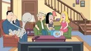 L-R: Stan, Roger, Jeff, Hayley, Klaus, Francine