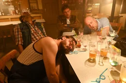 V. li. n. re.: Fl&ouml;tzinger (Daniel Christensen), Wolfi (Max Schmidt), Franz (Sebastian Bezzel) und Simmerl (Stephan Zimmer)