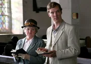 Miss Jane Marple (Julia McKenzieMiss Jane Marple), Luke Fitzwilliam (Benedict Cumberbatch).