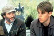 Sean McGuire (Robin Williams, l.); Will Hunting (Matt Damon, r,)