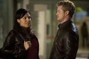 Bei einem Gespräch mit Mark (Eric Dane, l.) wird Callie (Sara Ramirez, r.) klar, für wen ihr Herz schlägt ...