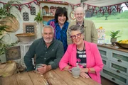 (v.l.n.r.) Paul Hollywood; Noel Fielding; Matt Lucas; Prue Leith