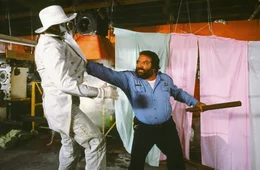 Sheriff Hall (Bud Spencer, r.)