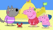 L-R: Wendy Wolf, Peppa Pig, George Pig